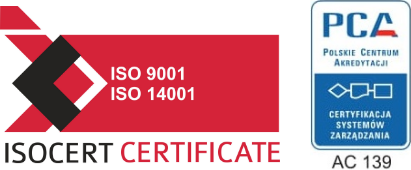ISO9001 ISO14001 ISOCERT CERTIFICATE PCA AC139